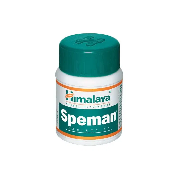 Himalaya Speman Tablet Bottle showing the Front face.