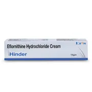 Hinder Cream Tube showing the Front face.