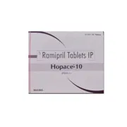 Hopace 10 Tablet Box/Carton showing the Front face.