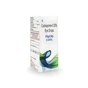 Hyclo 0.05% Eye Drop 5 ml Box/Carton showing the Front face.