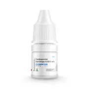Hydroeyes 0.05% Eye Drop 3 ml Eye Drops Bottle showing the Front face.