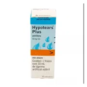 Hypotears Plus 10 ml Box/Carton showing the Front face.