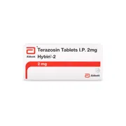 Hytrin 2 Mg Tablet Box/Carton showing the Front face