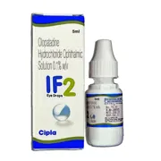 IF 2 5 ml Box/Carton + Eye Drops Bottle showing the Front face.