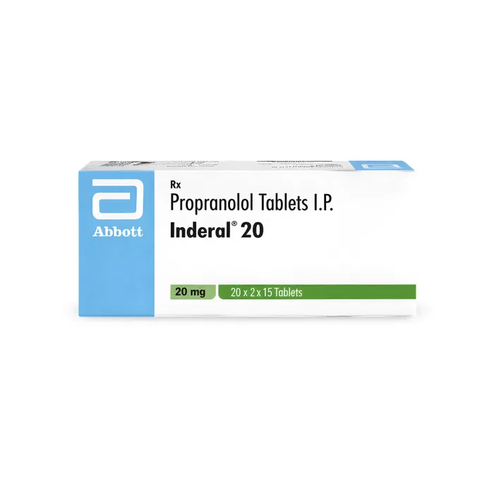 Inderal 20 mg Tablet pack