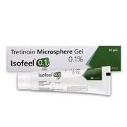 Isofeel 0.1 Gel Tube + Box/Carton showing the Front face.