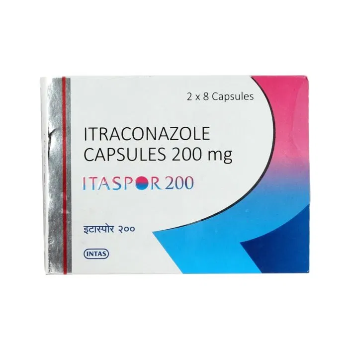 Itaspor 200 mg Capsule pack