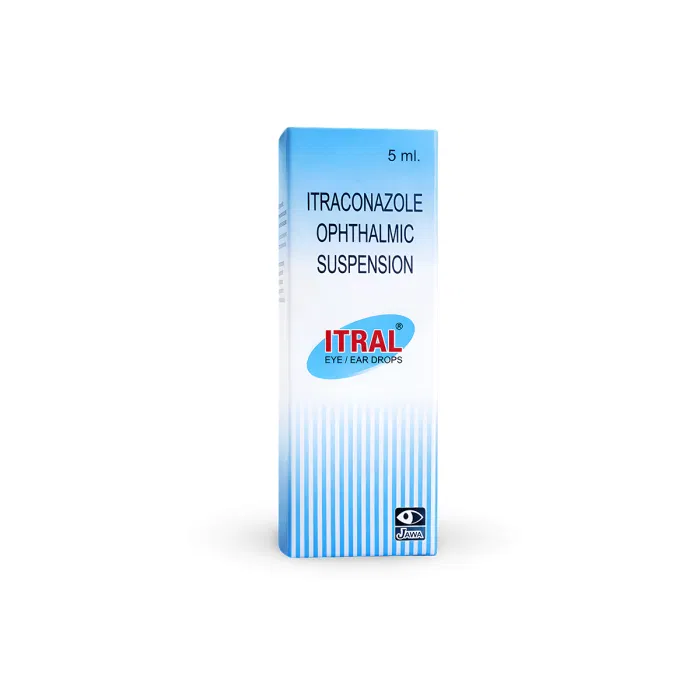 Itral 5 ml Box/Carton showing the Front face.
