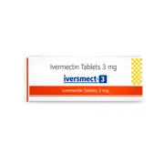 Ivermectol 3 Mg Tablet Box/Carton showing the Front face