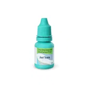 Just Tears Lubricant 10 ml Eye Drops Bottle showing the Front face.