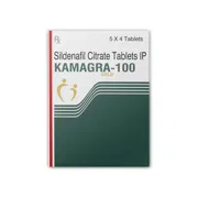 Kamagra Gold 100 Mg Box/Carton showing the Front face.