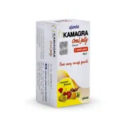 Kamagra Oral Jelly Vol-2 Box/Carton showing the Front face.