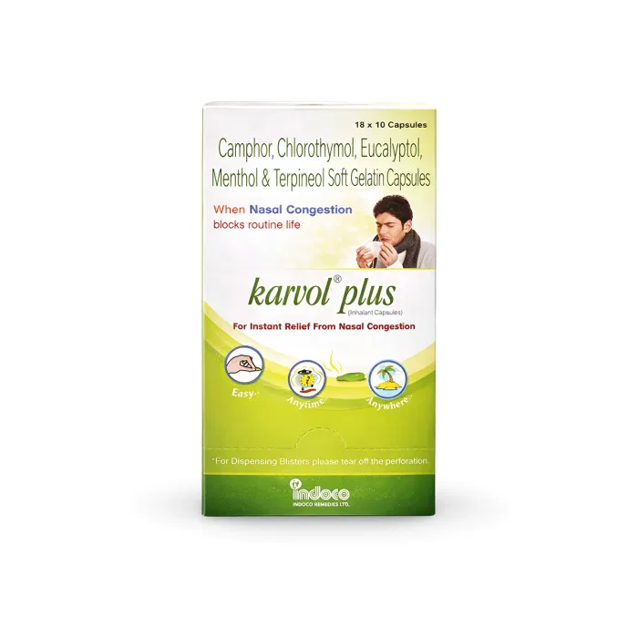 Karvol Plus Soft Gelatin Capsule pack