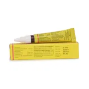 Kenacort Cream 0.1% (5 Gm) Box/Carton + Tube showing the Front and Back face.