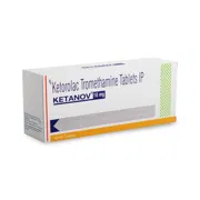 Ketanov 10 Mg Tablet Box/Carton showing the Front face.