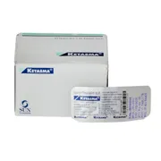Ketasma 1 Mg Box/Carton + Blister Pack showing the Front face.