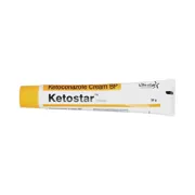 Ketostar Cream Tube showing the Front face.