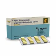 Ketosteril Tablet Box/Carton + Blister Pack showing the Front face.