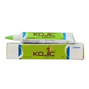 Kojic Cream 25 gm Cream Tube + Box/Carton showing the Front face.
