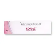 Konaz Antifungal Cream Box/Carton showing the Front face.