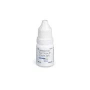 Lacoma PF 2.5 ml Eye Drops Bottle showing the Front face.