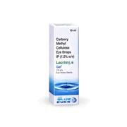 Lacrimos 1% 10 ml Box/Carton showing the Front face.