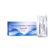 Lacryl PF Box/Carton + Tube showing the Front face.