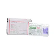 Lamivir 100 Mg Box/Carton + Blister Pack showing the Front face.
