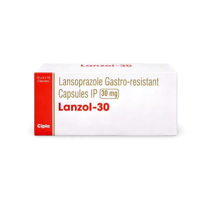 Lanzol 30 mg Capsule pack