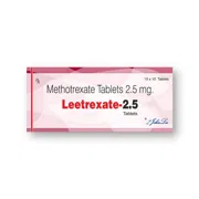 Leetrexate 2.5 Mg Tablet Box/Carton showing the Front face.