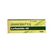 Lefumide 10 Mg Box/Carton showing the Front face.