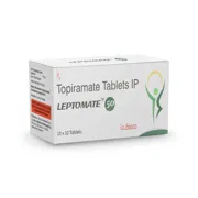 Leptomate 50 Tablet Box/Carton showing the Front face.