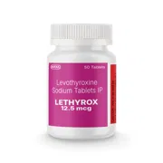 Lethyrox 12.5 Tablet Bottle showing the Front face.