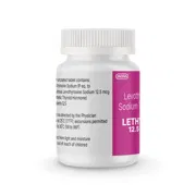 Lethyrox 12.5 Tablet Bottle showing the Front face.