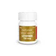 Lethyrox 125 Tablet Bottle showing the Front face