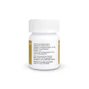 Lethyrox 125 Tablet Bottle showing the Back face