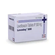 Levoday 500 Tablet Box/Carton showing the Front face.
