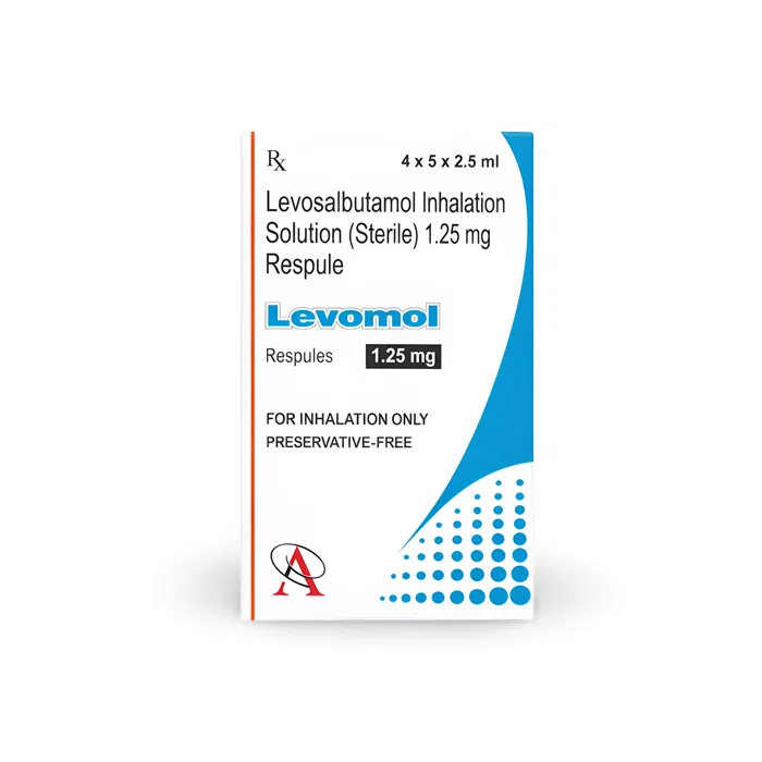 Levomol 1.25 mg Respules 2.5 mL pack