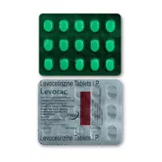 Levotac 5 Mg Tablet Blister Pack showing the Front/Back face.