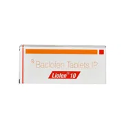 Liofen 10 Mg Box/Carton showing the Front face.