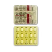 Lipicure 20 Tablet Blister Pack showing the Front/Back face.