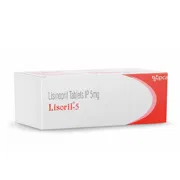 Lisoril 5 Tablet Box/Carton showing the Front face.