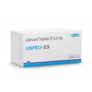 Lispro 2.5 Mg Tablet Box/Carton showing the Front face.