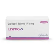 Lispro 5 Mg Tablet Box/Carton showing the Front face.