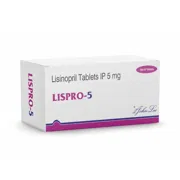 Lispro 5 Mg Tablet Box/Carton showing the Front face.
