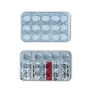 Listril 10 Tablet Blister Pack showing the Front/Back face.