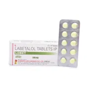 Lobet 100 Mg Box/Carton + Blister Pack showing the Front face.