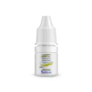 Lotechek 5 ml Eye Drops Bottle showing the Front face.