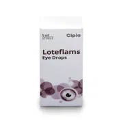 Loteflam 5 ml Box/Carton showing the Front face.