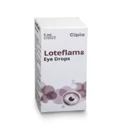 Loteflam 5 ml Box/Carton showing the Front face.